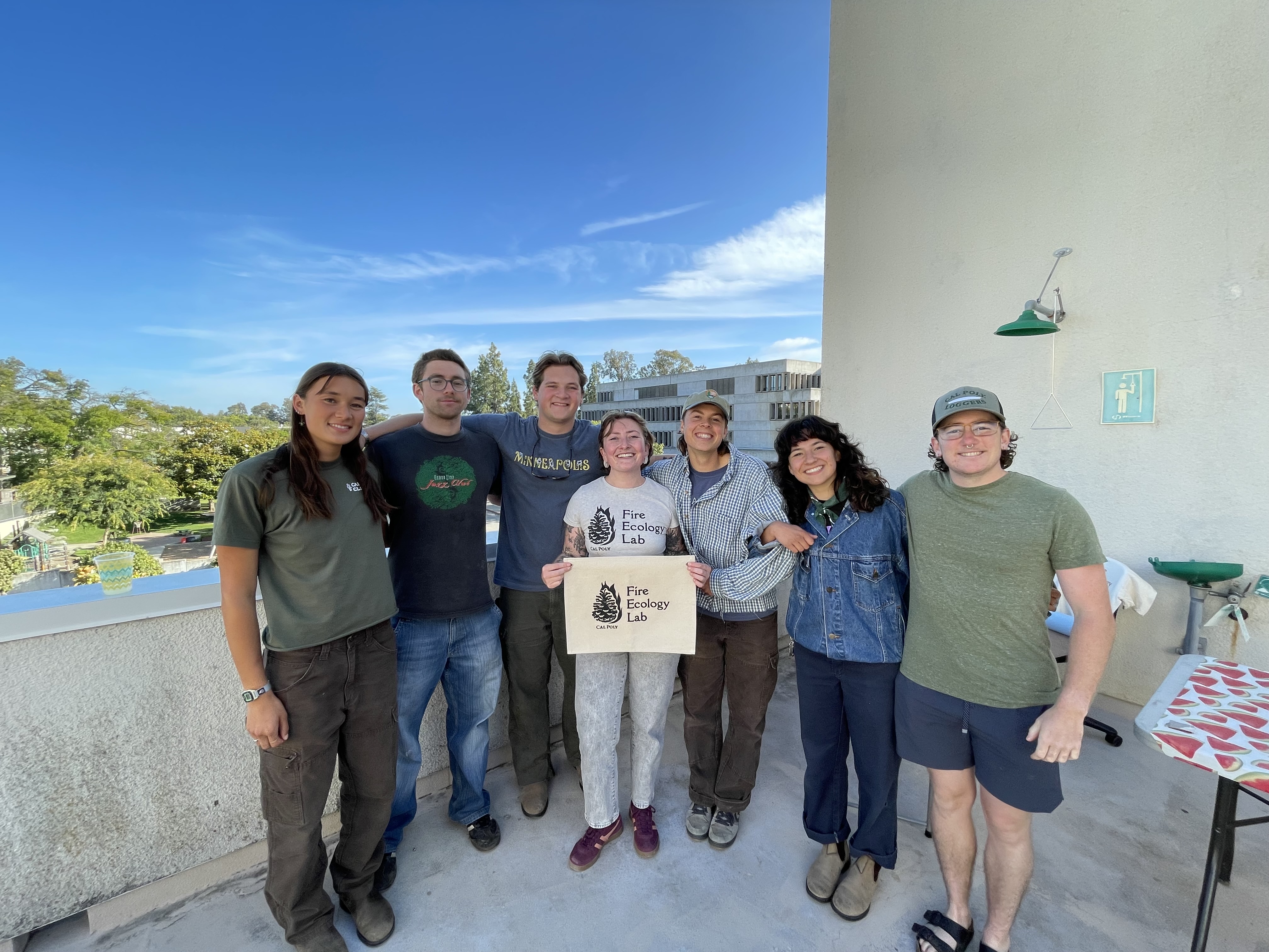 Fire Ecology Lab group photo
